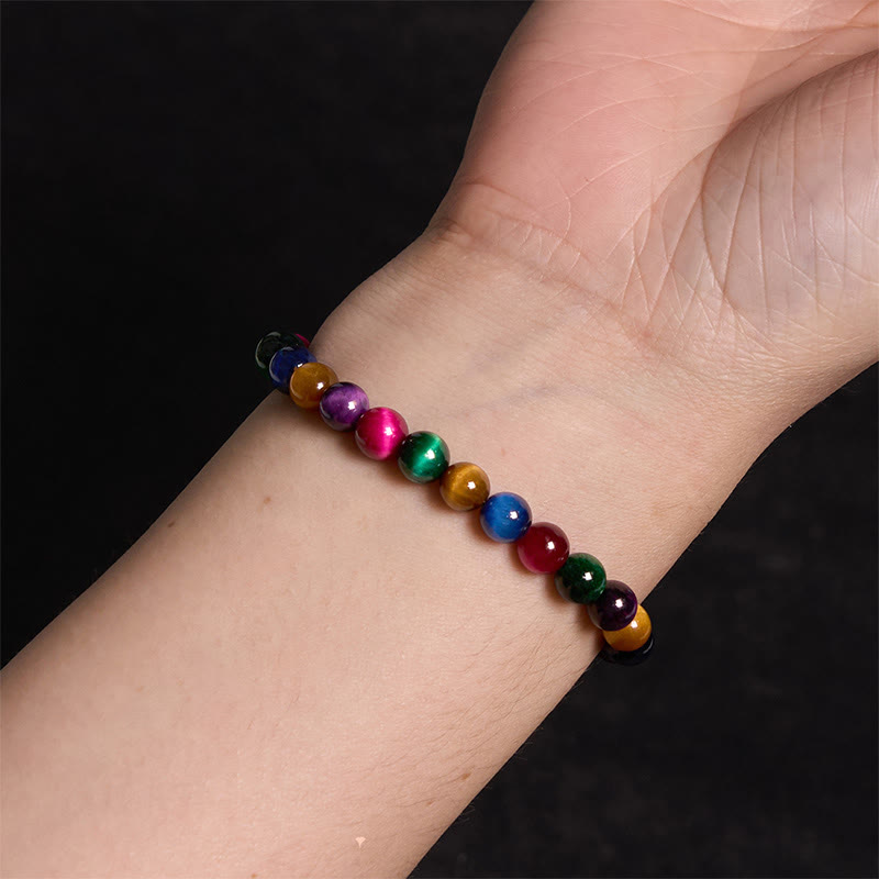 Buddha Stones Various Tiger Eye Confidence Bracelet - image 65