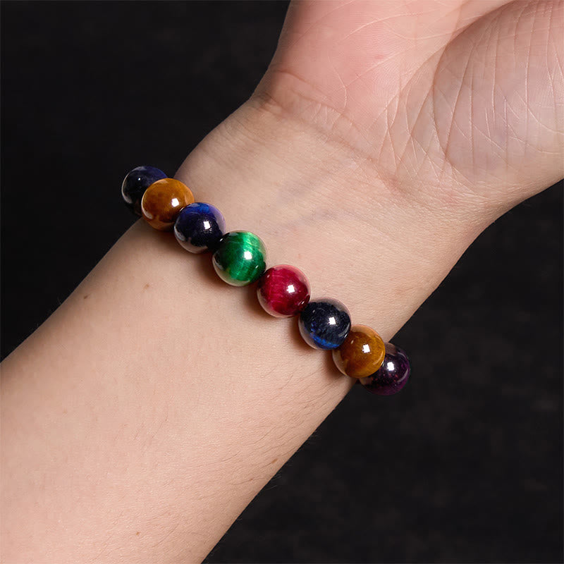 Buddha Stones Various Tiger Eye Confidence Bracelet - image 77