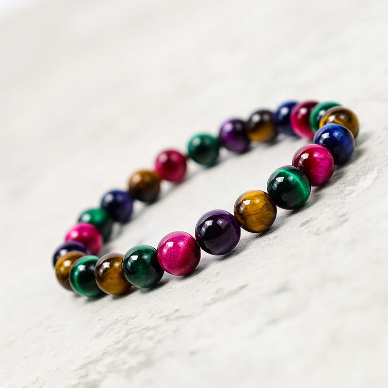 Buddha Stones Various Tiger Eye Confidence Bracelet - image 61