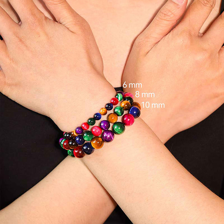 Buddha Stones Various Tiger Eye Confidence Bracelet - image 80