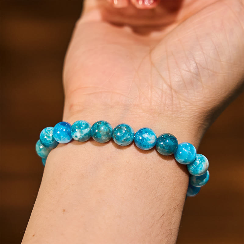 Buddha Stone Various Crystals Malachite Lazurite Hemimorphite Calmness Bracelet - image 28