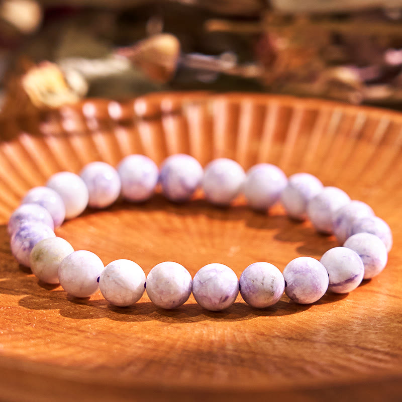 Buddha Stone Various Crystals Malachite Lazurite Hemimorphite Calmness Bracelet - Light Sodalite(Wrist Circumference: 14-16cm) - image 36