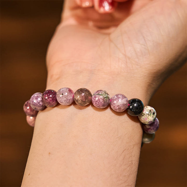 Buddha Stone Various Crystals Malachite Lazurite Lapis Lazuli Hemimorphite Calmness Bracelet - image 43