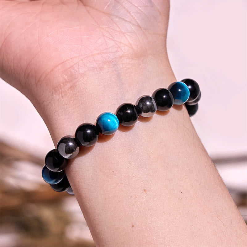 Buddha Stone Various Crystals Malachite Lazurite Lapis Lazuli Hemimorphite Calmness Bracelet - image 78