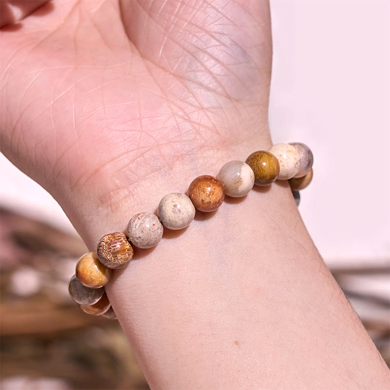 Buddha Stone Various Crystals Malachite Lazurite Hemimorphite Calmness Bracelet - image 87