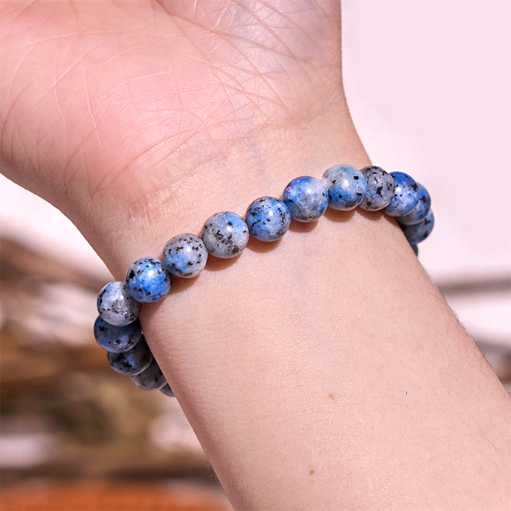Buddha Stone Various Crystals Malachite Lazurite Hemimorphite Calmness Bracelet - image 93