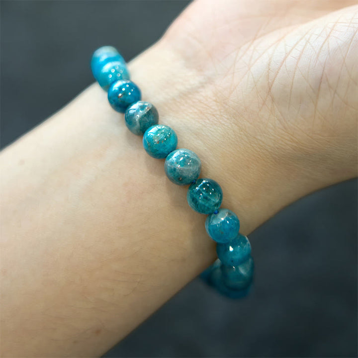 Buddha Stone Various Crystals Malachite Lazurite Hemimorphite Calmness Bracelet - image 102