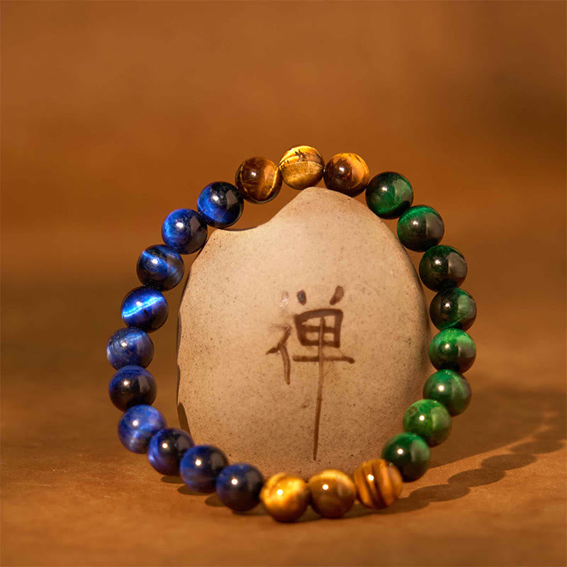 Buddha Stone Various Crystals Malachite Lazurite Lapis Lazuli Hemimorphite Calmness Bracelet - image 136