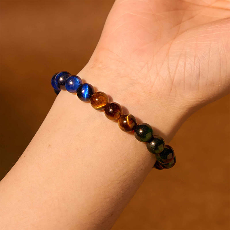 Buddha Stone Various Crystals Malachite Lazurite Lapis Lazuli Hemimorphite Calmness Bracelet - image 137