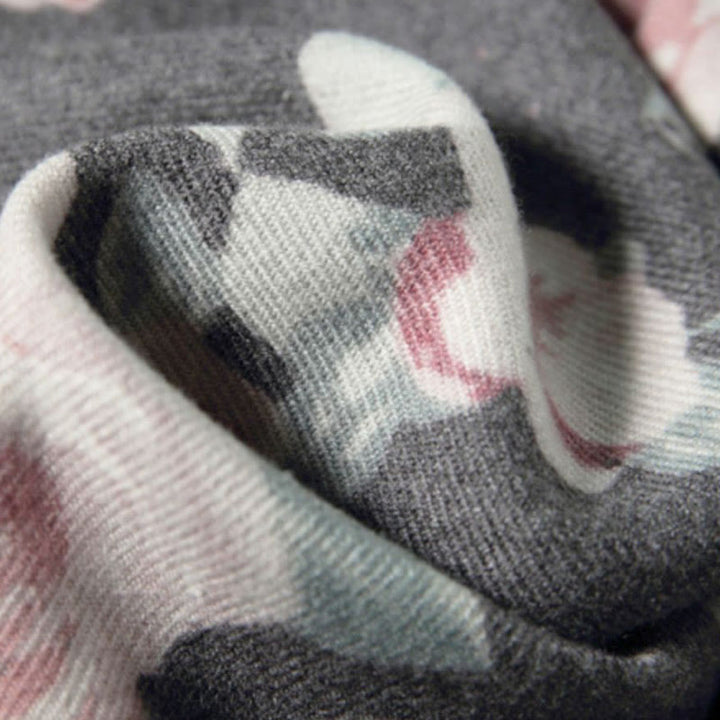 Buddha Stones Tibetan Shawl Garden Rose Fall Winter Cozy Travel Scarf Wrap - image 21