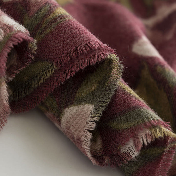 Buddha Stones Tibetan Shawl Garden Rose Fall Winter Cozy Travel Scarf Wrap - image 12