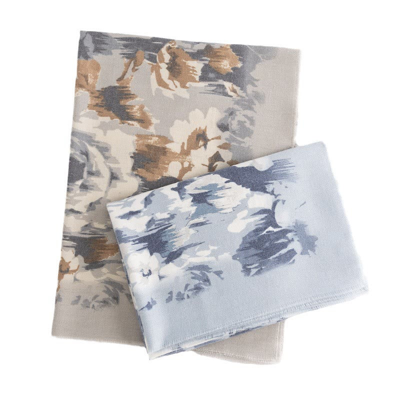 Buddha Stones Tibetan Shawl Ethnic Retro Rose Print Fall Winter Cozy Warm Scarf Wrap - image 11