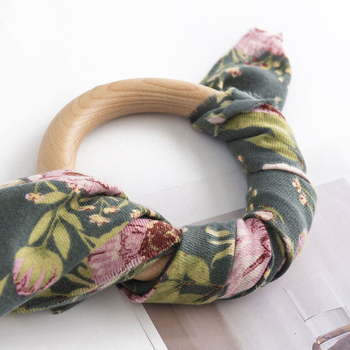 Buddha Stones Tibetan Shawl Blooming Flower Lush Leaves Print Fall Winter Soft Warm Scarf Wrap - image 3