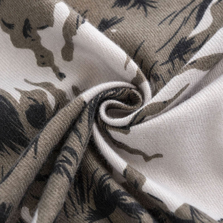 Buddha Stones Tibetan Plants Flowers Print Pattern Shawl Fall Winter Cozy Warm Travel Scarf Wrap - image 6
