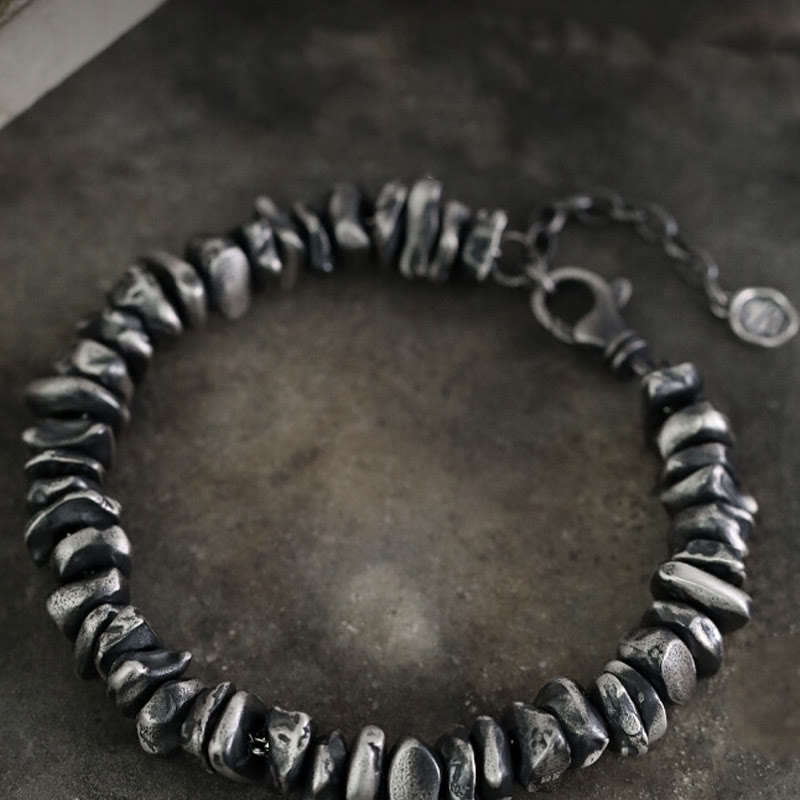 Buddha Stones 999 Sterling Silver Small Change Shape Protection Bracelet - image 11
