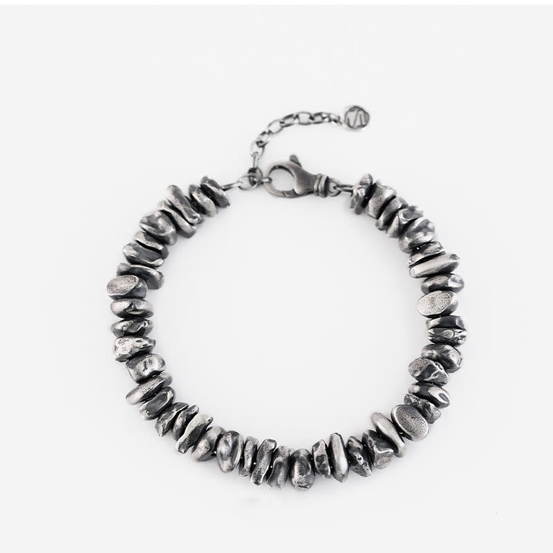 Buddha Stones 999 Sterling Silver Small Change Shape Protection Bracelet - image 7