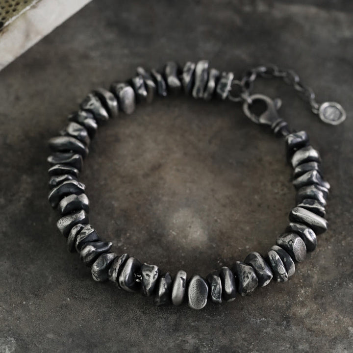 Buddha Stones 999 Sterling Silver Small Change Shape Protection Bracelet - image 9