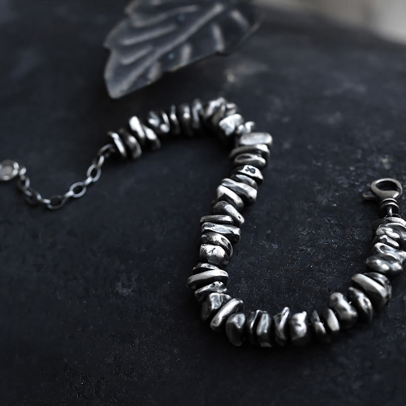 Buddha Stones 999 Sterling Silver Small Change Shape Protection Bracelet - image 3