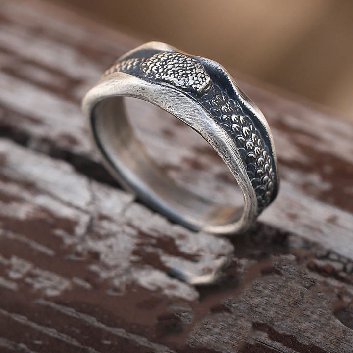Buddha Stones 999 Sterling Silver Snake-shaped Year Of The Snake Protection Ring - image 11