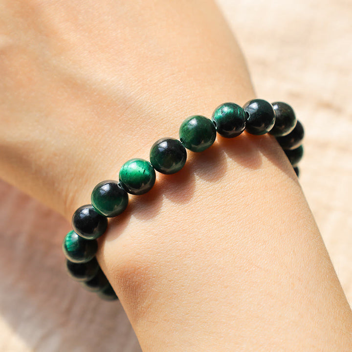 Buddha Stones Love Self Green Series Calm Balance Support Bracelet - image 5