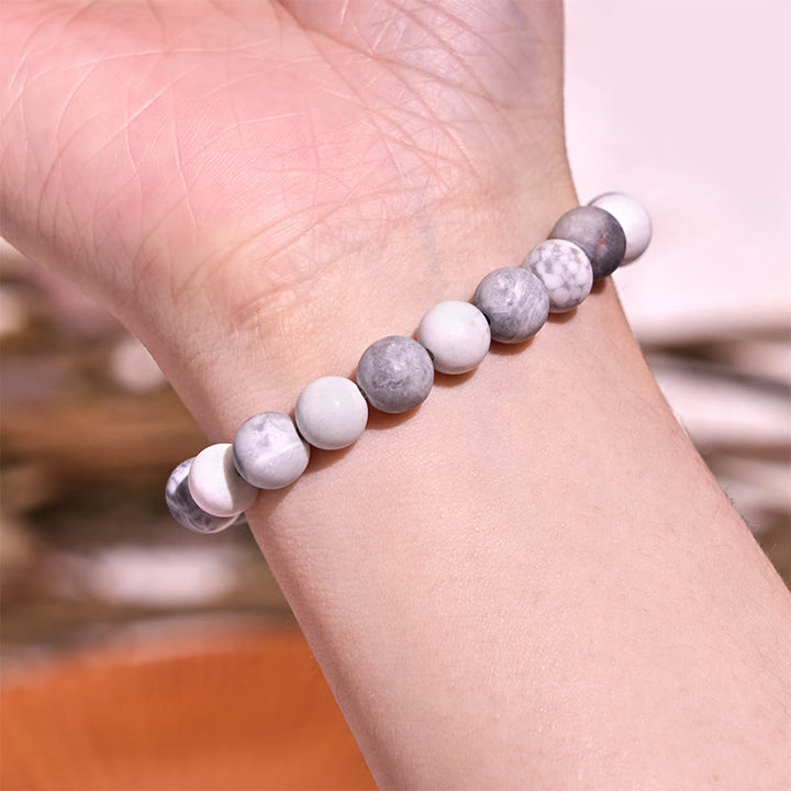 Buddha Stones Lead Back To Earth Neutral Color Series Grounding Balance Bracelet - image 15