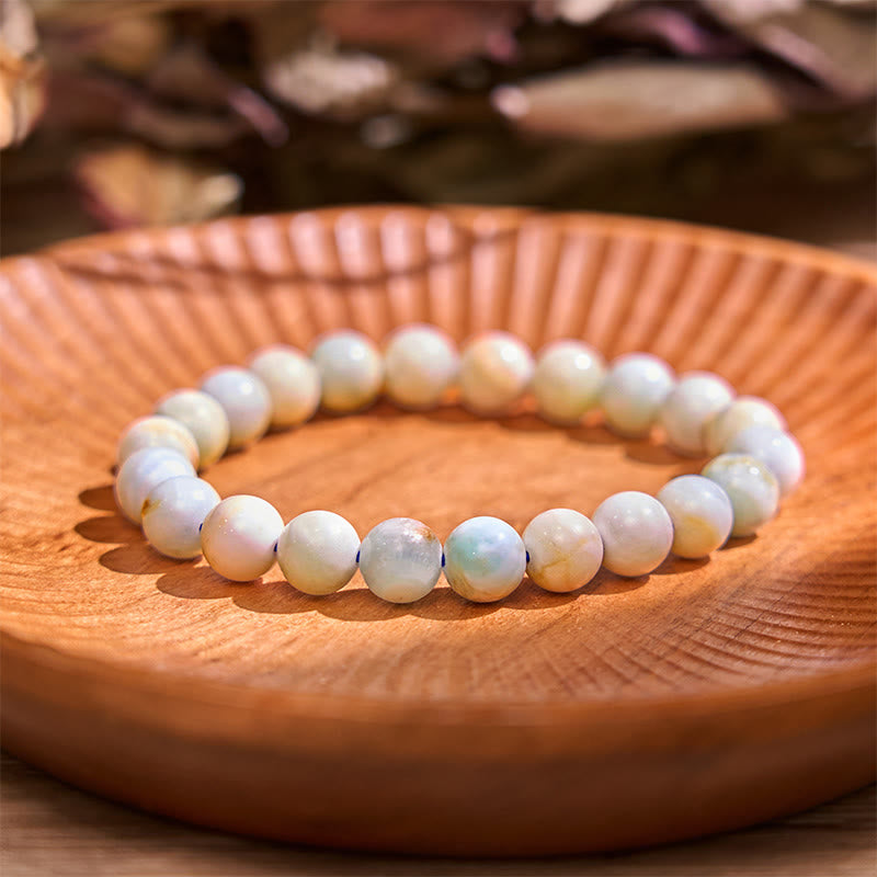 Buddha Stones Lead Back To Earth Neutral Color Series Grounding Balance Bracelet - Hemimorphite(Wrist Circumference: 14-16cm) - image 22