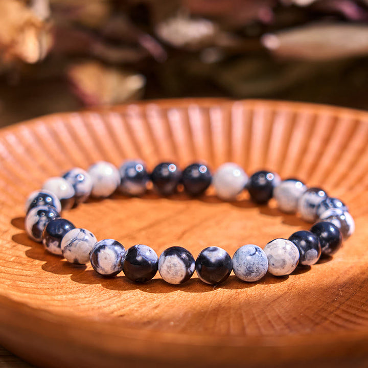 Buddha Stones Lead Back To Earth Neutral Color Series Grounding Balance Bracelet - Orca Agate(Wrist Circumference: 14-16cm) - image 36
