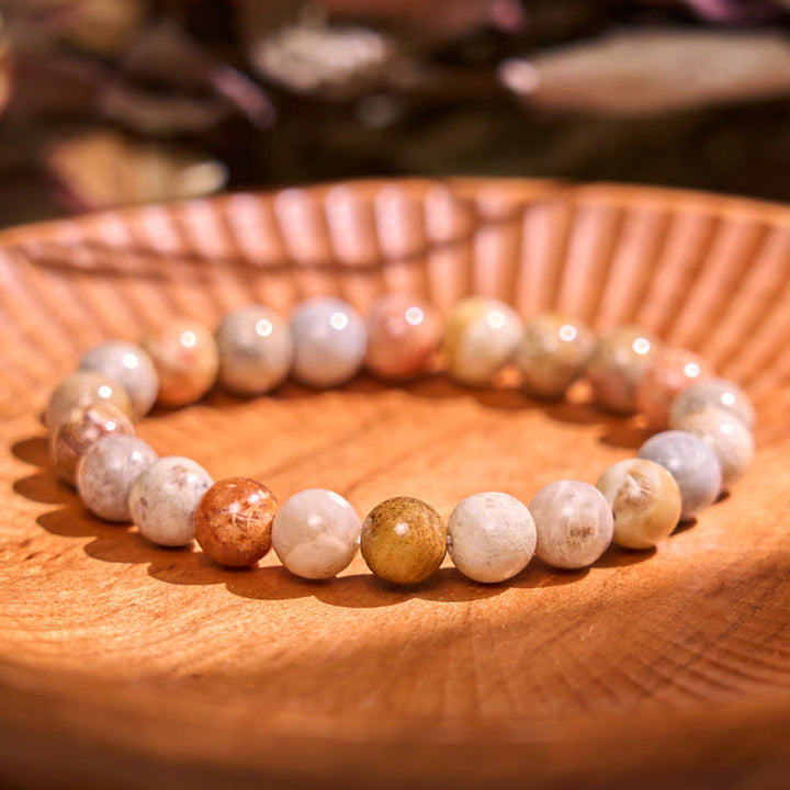 Buddha Stones Boost Vitality Warm Color Series Positive Courage Bracelet - Sun Stone(Wrist Circumference: 14-16cm) - image 32