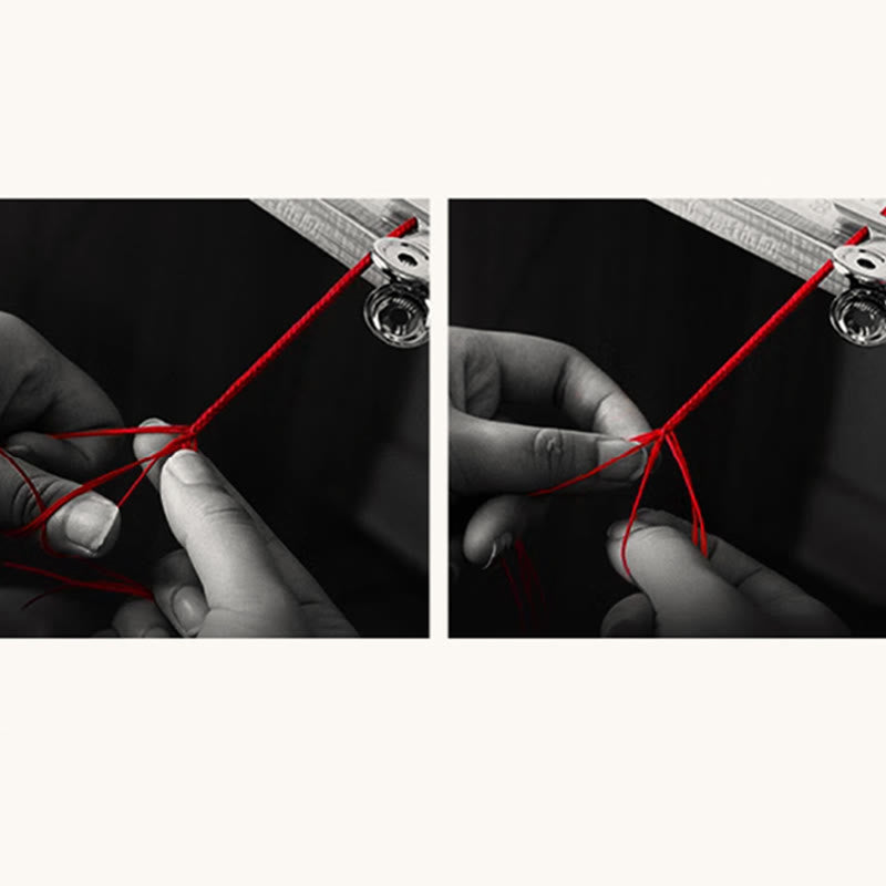 Buddha Stones 999 Gold Year of the Snake Design Handmade Luck Protection Rope Braided Bracelet - image 17