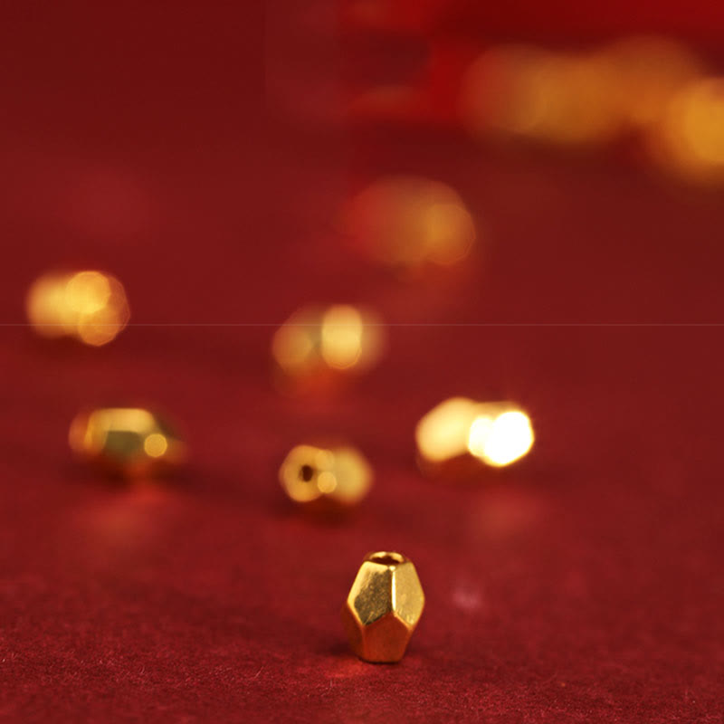 Buddha Stones 999 Gold Year of the Snake Handmade Luck Strength Braided Bracelet Anklet - image 13