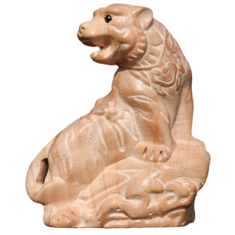 Buddha Stones Year Of The Snake Chinese Zodiac Fu Character Peach Wood Home Statue Decoration - image 15