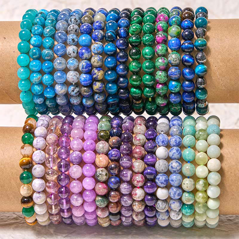 Buddha Stones Restores Calmness Cool Color Series Love Tranquility Bracelet - image 0