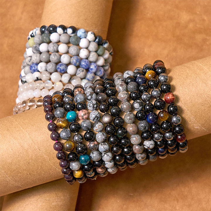 Buddha Stones Lead Back To Earth Neutral Color Series Grounding Balance Bracelet - image 0