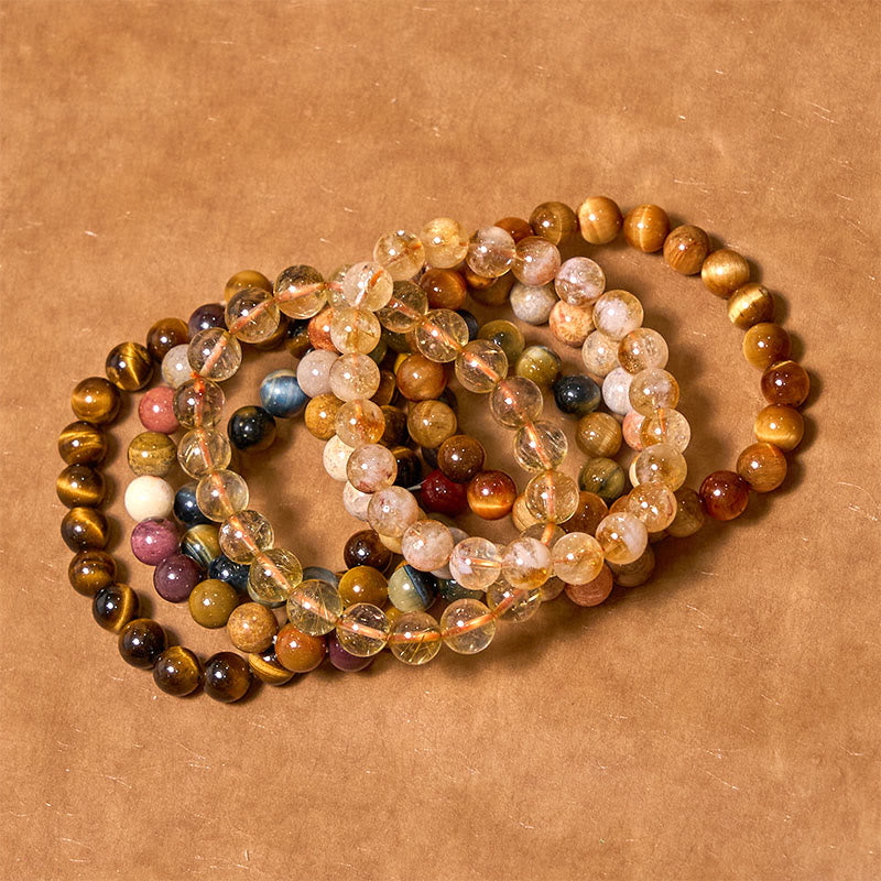 Buddha Stones Boost Confidence Yellow Series Happiness Positive Bracelet - image 1