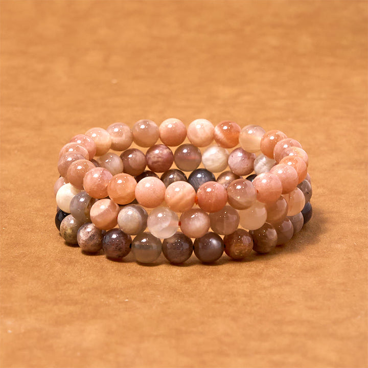 Buddha Stones Inspire Creativity Orange Red Series Passion Courage Bracelet - image 2