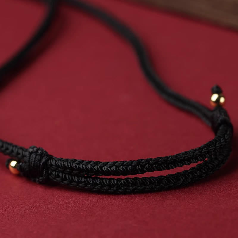 Buddha Stones Cinnabar Chinese Zodiac Black String Blessing Necklace Pendants - image 16
