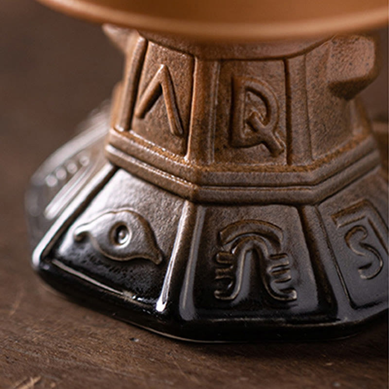 Buddha Stones Sanxingdui Healing Ceramic Incense Burner Desk Decoration - image 15