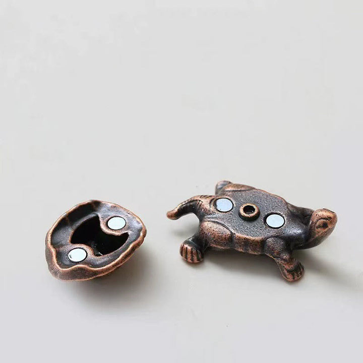 Buddha Stones Alloy Turtle Snail Healing Incense Burner Desk Decoration - image 6