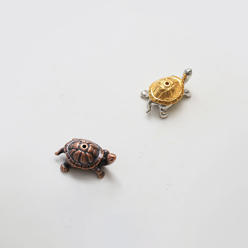 Buddha Stones Alloy Turtle Snail Healing Incense Burner Desk Decoration - image 10