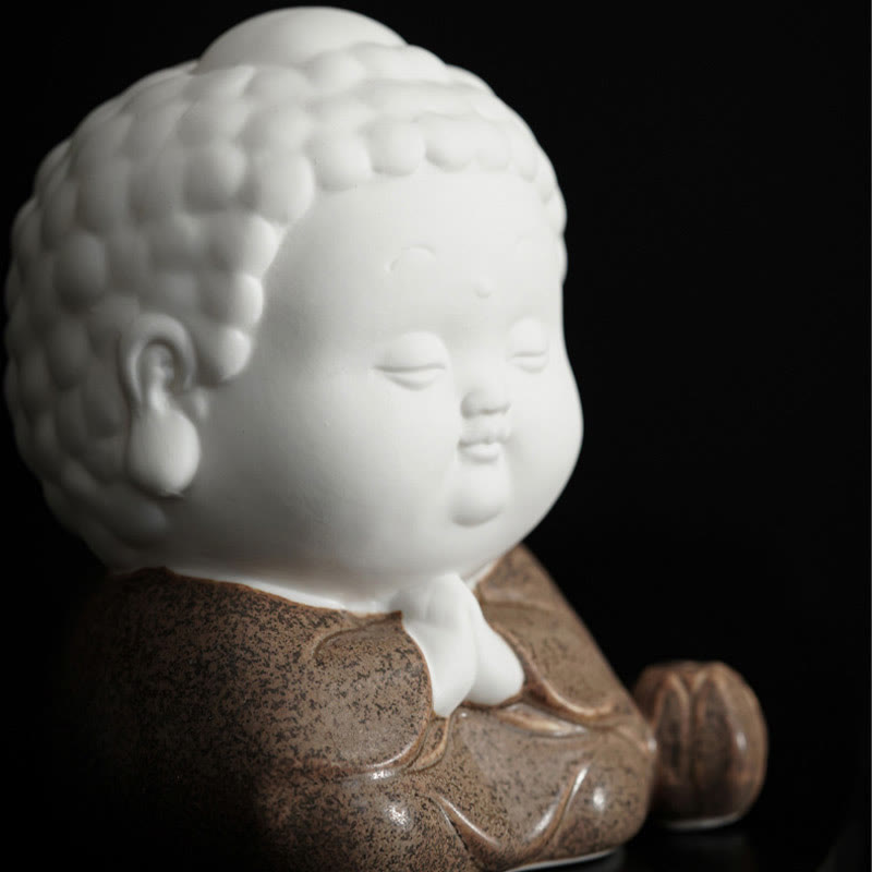 Buddha Stones Buddha Sitting Standing Reclining Ceramic Healing Incense Burner Desk Decoration - image 12