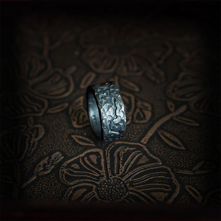Buddha Stones 999 Sterling Silver Yin Yang Balance Ring - image 2