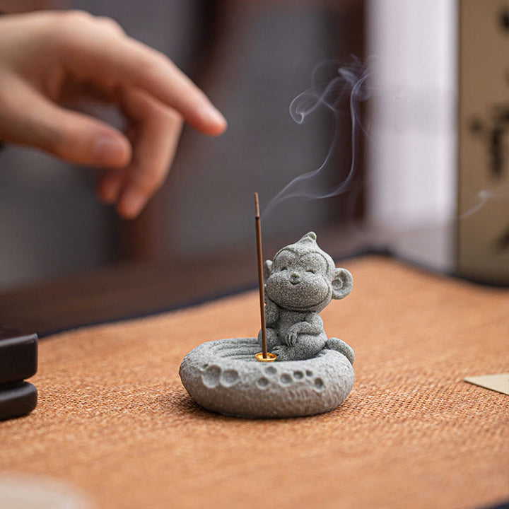 Buddha Stones Chinese Zodiac Healing Incense Burner Desk Decoration - image 38