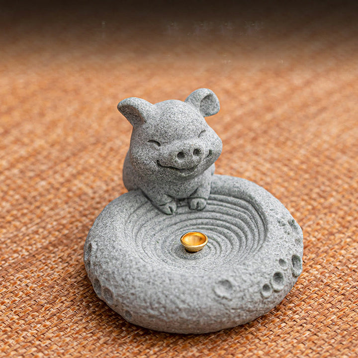 Buddha Stones Chinese Zodiac Healing Incense Burner Desk Decoration - image 44