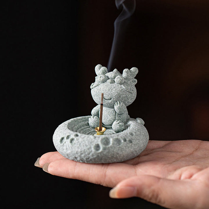 Buddha Stones Chinese Zodiac Healing Incense Burner Desk Decoration - image 20