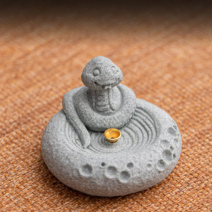 Buddha Stones Chinese Zodiac Healing Incense Burner Desk Decoration - image 3
