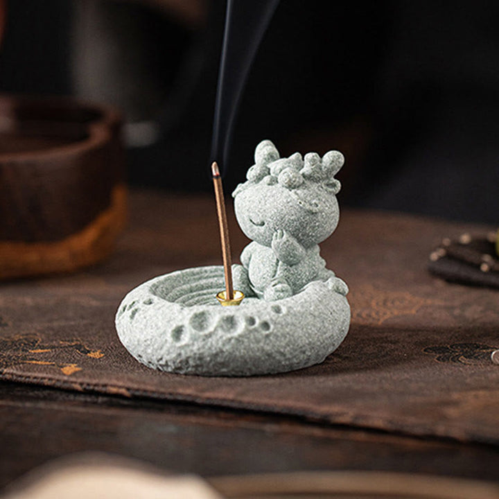 Buddha Stones Chinese Zodiac Healing Incense Burner Desk Decoration - image 18