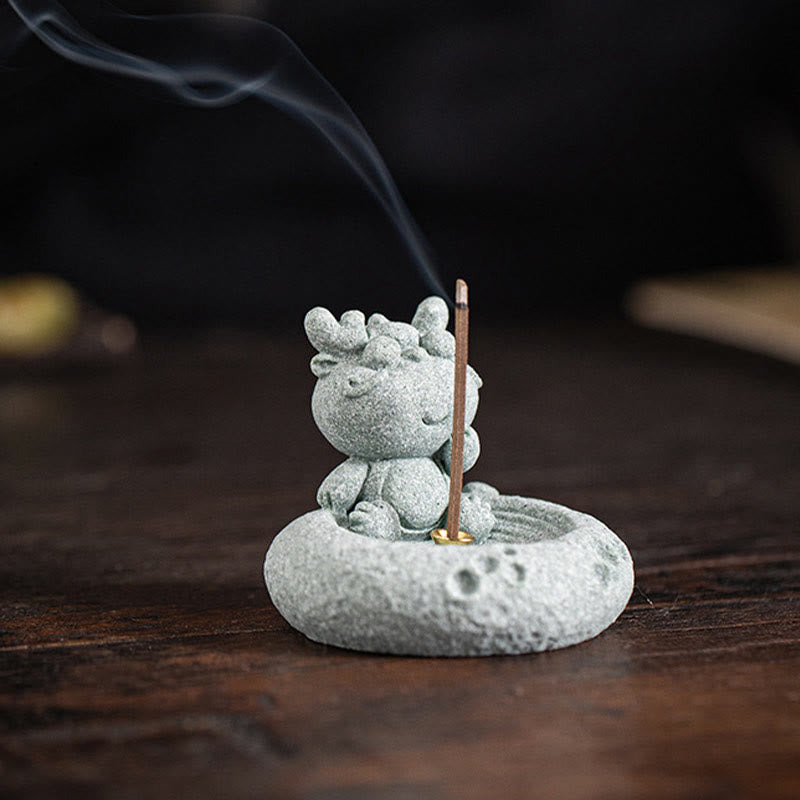 Buddha Stones Chinese Zodiac Healing Incense Burner Desk Decoration - image 19