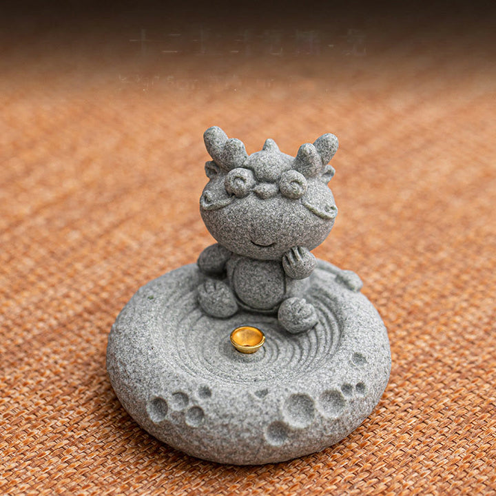 Buddha Stones Chinese Zodiac Healing Incense Burner Desk Decoration - image 24