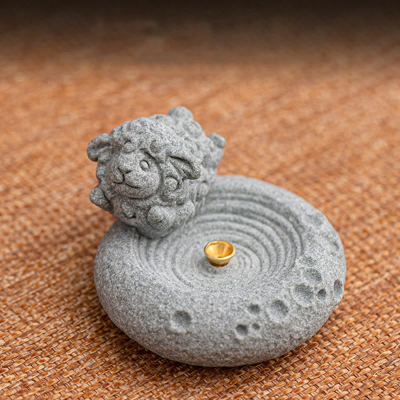 Buddha Stones Chinese Zodiac Healing Incense Burner Desk Decoration - image 35