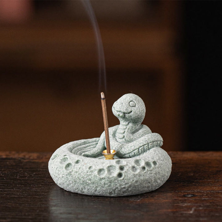Buddha Stones Chinese Zodiac Healing Incense Burner Desk Decoration - image 2